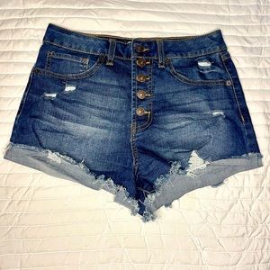 Denim shorts